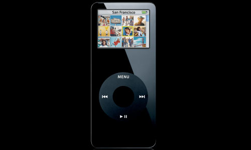 iPod nano in schwarz