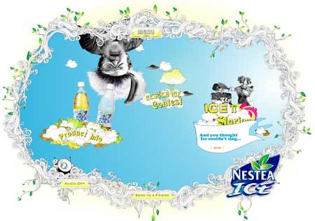 Nestea Ice Homepage